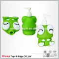 Frog shap fashion easy to carry,easy to use ,plastic soap botles